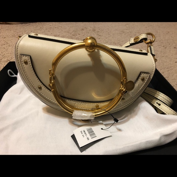 Chloe Handbags - Chloe Nile Bracelet Bag CrossBody NWT White